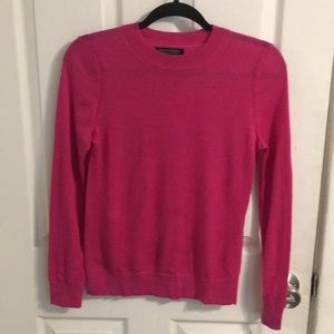 Pink merino wool sweater